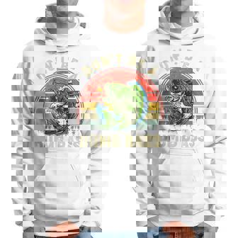 Don't Be A Dumb Bass Fish Dad Fishing Fathers Day Retro Hoodie - Thegiftio