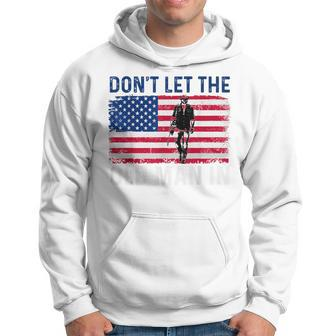 Don't Let The Old Man In Vintage American Flag Retro Hoodie | Mazezy