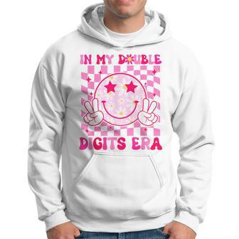 In My Double Digits Era Smile 10 Year Old 10Th Birthday Girl Hoodie | Mazezy