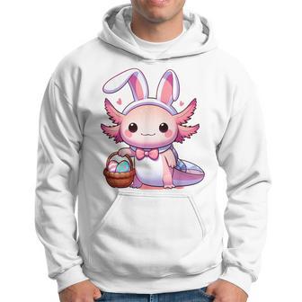 Easter Axolotl Bunny Ears Eggs Hoodie - Thegiftio UK