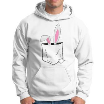Easter Bunny Ears In Pocket Easter Outfit For Easter Hoodie - Seseable