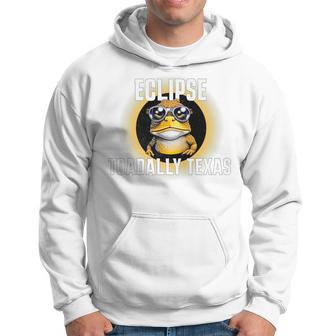 Eclipse 2024 Toadally Texas Frog Solar Eclipse 2024 Hoodie - Thegiftio UK