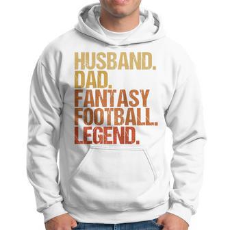 Ehemann Papa Fantasy Football Legend Cooles Ater Herren Raglan Kapuzenpullover - Geschenkecke