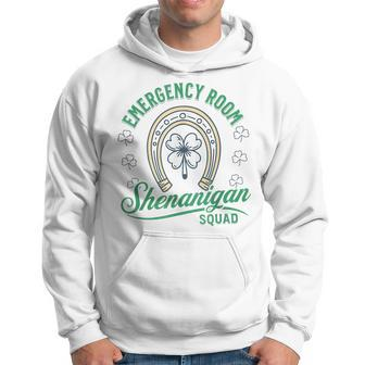 Emergency Room Shenanigans Squad St Patrick's Day Er Tech Hoodie - Monsterry