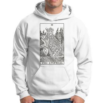 The Empress Tarot Card Vintage Hoodie - Monsterry