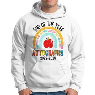 End Of The Year Autographs 20232024 Last Day Of School Hoodie - Seseable