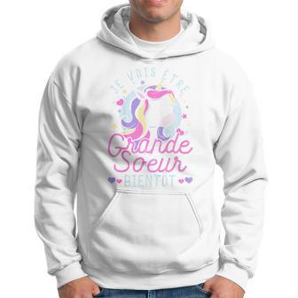 Enfantintage Enfent Annonce Grossesse Jeais Être Grande Soeur Sweat à capuche - Cadeauxyz