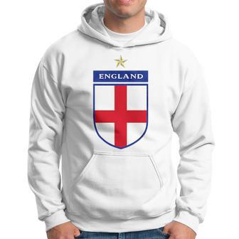 England International Football Team English Lions Fans Flag Hoodie - Thegiftio UK