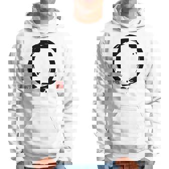 Enso Zen Buddhism Circle Sumi-E Hoodie - Thegiftio