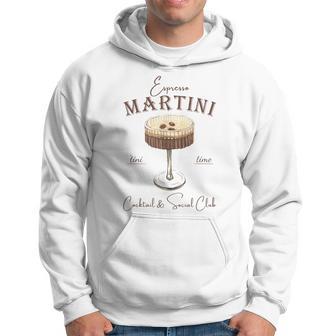 Espresso Martini Social Club Drinking Vintage Hoodie - Monsterry