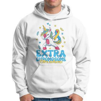 Extra Chromosome T21 Down Syndrome Day Awareness Unicorn Hoodie - Seseable