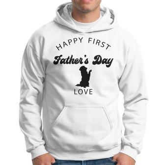 Father's Day Golden Retriever Pregnant Wife Baby Born Dog Hoodie - Seseable