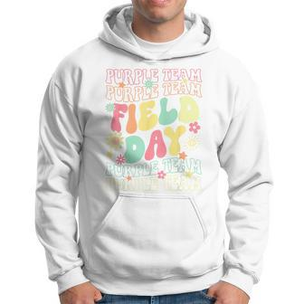 Field Day Purple Team Color War Camp Team Game Competition Hoodie - Seseable