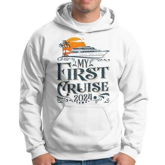My First Cruise 2024 Family Vacation Cruise Ship Travel Hoodie | Mazezy