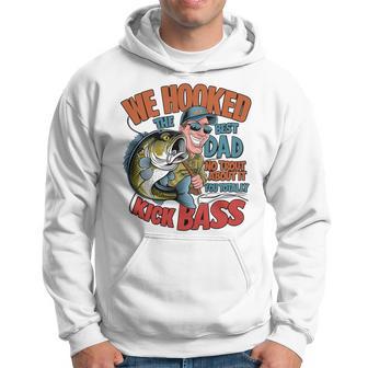 Fisherman Best Dad Father's Day Fishing Lover Pun Men Hoodie - Thegiftio UK