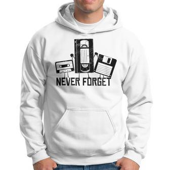Never Forget 90S 80S Video Cassette Hoodie - Seseable
