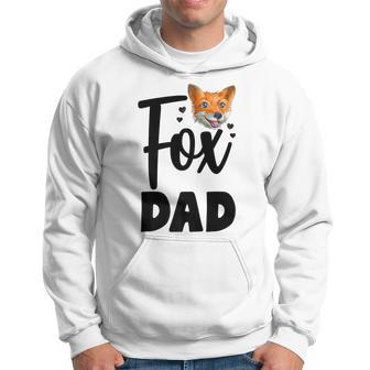 Fox Dad Woodland Creature Animal Hoodie - Monsterry UK