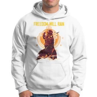 Freedom Will Rain Hell Of Diver Helldiving Lovers Outfit Hoodie - Seseable