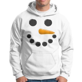 Frosty's Little Helper Snowman Face Christmas Hoodie - Monsterry DE