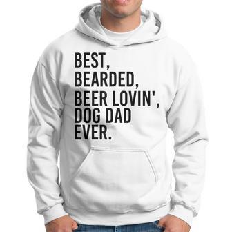 Bearded Dad Beer Lover Dog Owner Hoodie - Monsterry CA