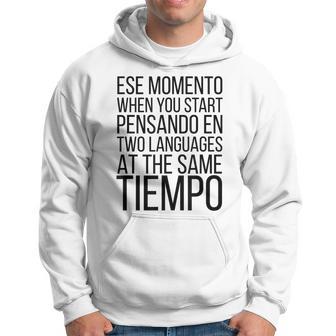 Bilingual English Español Spanish Ingles Spanglish Gray Kapuzenpullover - Geschenkecke