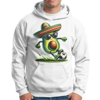 Cinco De Mayo Avocado Showing Soccer Skills Outfit Hoodie - Seseable