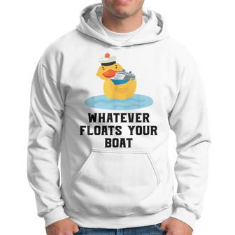 Cruise Ship Humour Whatever Floats Your Boat Cruising Hoodie - Thegiftio UK