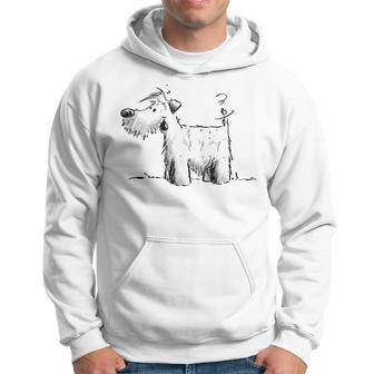 Dog Motif For Schnauzer Or Terrier Lovers Hoodie - Seseable