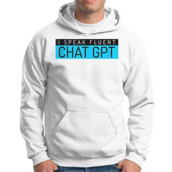 Father's Day Nerd Man Chat Gpt Joke Gym Hoodie - Monsterry DE