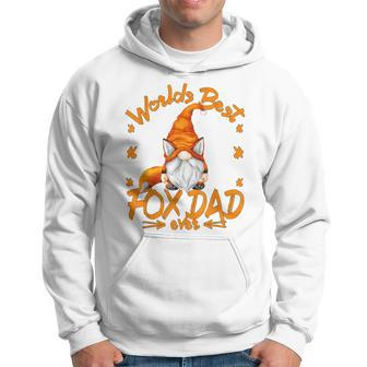 Fox Gnome For Fox Lovers And Worlds Best Fox Dad Hoodie - Monsterry UK