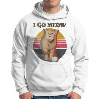 I Go Meow Singing Cat Meme Hoodie - Monsterry