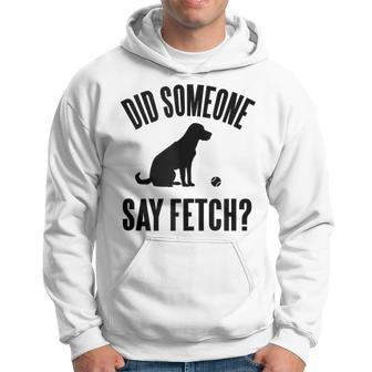 Lab Did Someone Say Fetch Cute Dog Hoodie - Monsterry