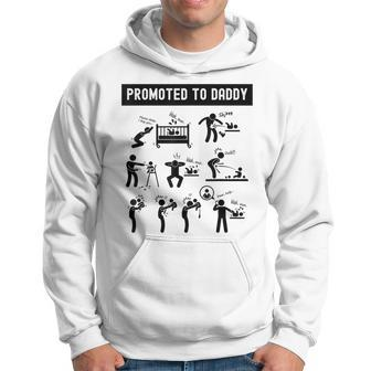 Promoted To Daddy Baby For New Daddy 2024 Hoodie - Seseable