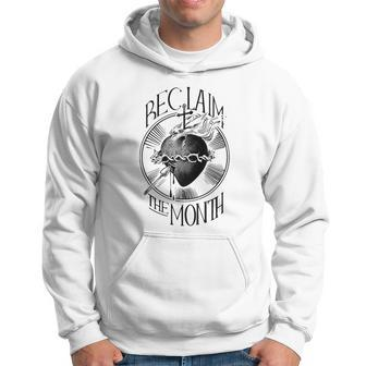 Reclaim The Month Sacred Of Heart Of Jesus Hoodie - Monsterry