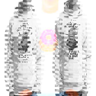Rude Sit On Your Face Like A Donut Humor Quote Hoodie - Thegiftio UK