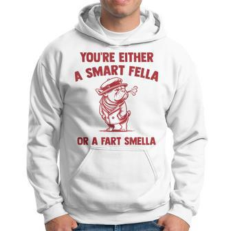 Are You A Smart Fella Or Fart Smella Bouledogue Meme Hoodie - Monsterry