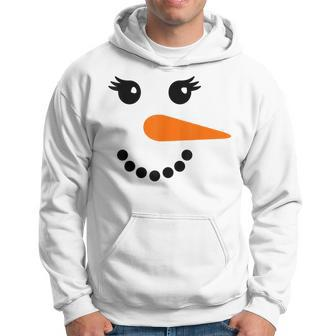 Snowman Face Family Matching Christmas Costume Hoodie - Seseable