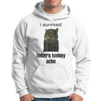 I Survived Today's Tummy Ache Hoodie - Monsterry