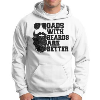 Vintage Dads With Beards Are Better Happy Father's Day Hoodie - Thegiftio UK