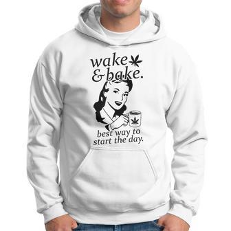 Wake And Bake Marijuana Weed Hoodie - Monsterry AU