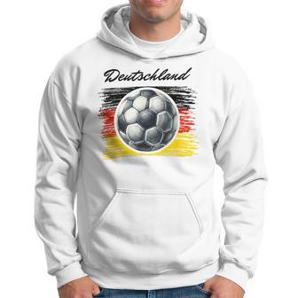 Fussball Fußball Mannschaft Flagge Deutschland Fan Kapuzenpullover - Geschenkecke