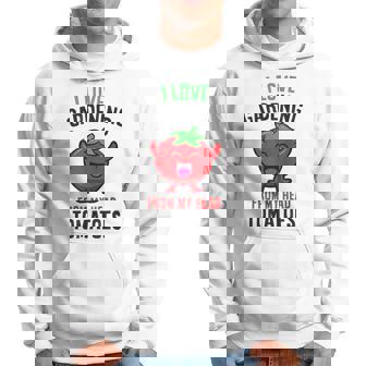 Gardener I Love Gardening From My Head Tomatoes Hoodie - Thegiftio UK