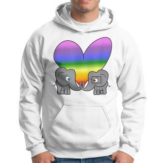 Gayday Pride Lgbtq Lesbian Gay Bi Trans Queer Love Elephants Hoodie - Monsterry AU