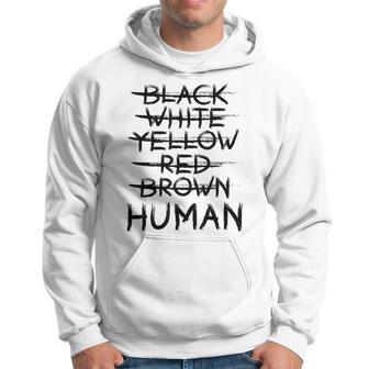 Gegen Rassismus No Racism Human Hoodie - Seseable