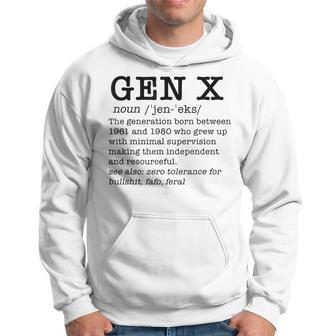 Gen X Dictionary Generation Xer We Don't Care Meme Hoodie - Seseable