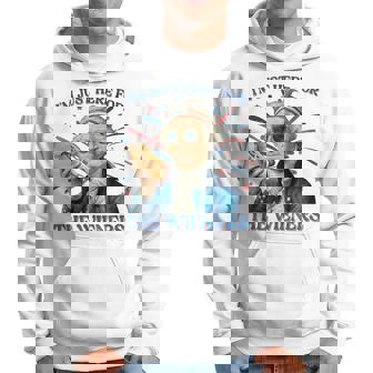 George Washington Hot Dog Just Here For The Wieners Hoodie | Mazezy