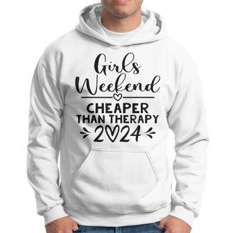 Girls Weekend 2024 Girls Weekend Cheapers Than Therapy 2024 Hoodie - Seseable