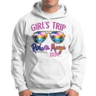 Girls Trip Riviera Maya Mexico 2024 Sunglasses Summer Squad Hoodie - Seseable