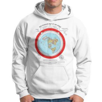 Gleason Flat Earth Map Flat Earth Map Flat Earth Hoodie - Thegiftio UK