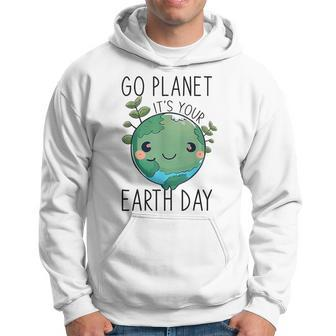 Go Planet It's Your Earth Day 2024 54Th Anniversary Planet Hoodie - Monsterry
